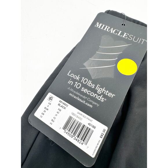 Miraclesuit Black Skirted High Waist Full Coverage Swim Bottoms Size 8 NWT - Picture 8 of 8
